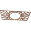 Médaillon de plafond en bois Hoover-63412189-63412208