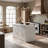 Modern 61"W Kitchen Island With Adjustable Shelves-1223349869