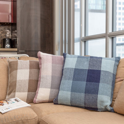 Plaid Throw Pillow