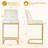 Lapsley Upholstered Counter Stool with Metal Frame-1045994198