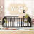 Metal Floor Bed Frame With Fence And Door-1287598596-1287598594