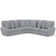 Julieza 3pc Deep Seating Power Reclining Sectional