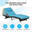 Ensemble de 2 chaises longues d'extérieur en osier pour l'extérieur-319234683