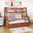 Desmona Twin Over Full Wood Bunk Bed With Two Storage Drawers-1842408486