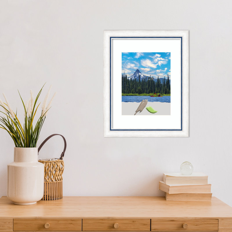 Cadre photo Cambry, 11 po x 14 po, Bleu