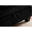 Chaise longue 51 po avec revêtement en chenille noir doux pour le revêtement de la chambre à coucher-1931598241