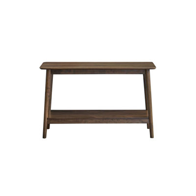 Lamonte Walnut Sofa Table w/Shelf