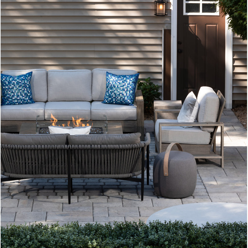 Talita Outdoor Pouf, Indigo