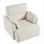 Chaise de lecture avec accoudoirs avec repose-pieds