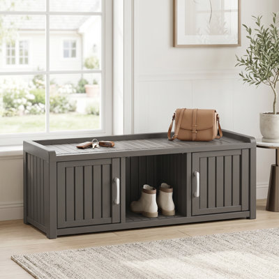 47" 2-Door Shoe Storage Cabinet