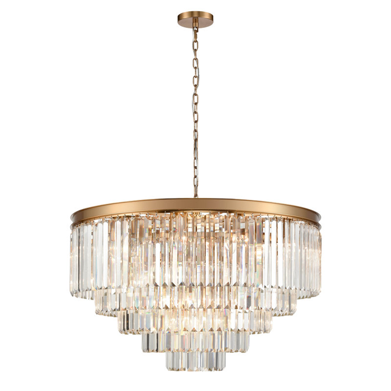 Addisen 27 - Light Brass Chandelier Pendant