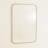 Banded Stainless Steel Rectangle Mirror