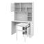 Bureau de jeu et d'écriture, bureau rotatif, tiroir de rangement, armoires et tablettes pour bureau personnel-2067039582