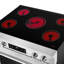 Cosmo Stellar Collection Cuisinière à gaz, 6 brûleurs, four à convection, grilles en fonte, acier inoxydable