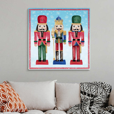 " Three Nutcrackers II " Painting Print