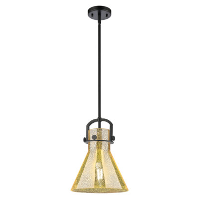Luminaire suspendu avec tige 1 lumière Abisaid