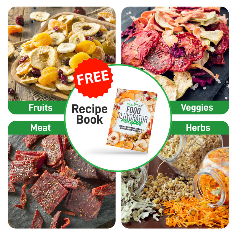 Déshydrateur d'aliments de comptoir 4 plateaux Nutrichef