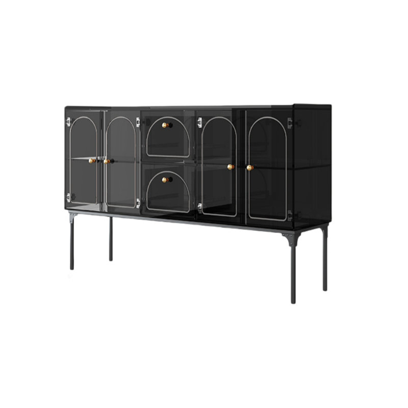 Buffet 47,2 pi, Noir, H 36,6 po x l 47,2 po x P 14,9 po