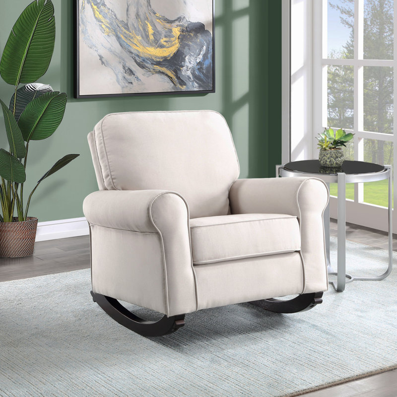 Chaise berçante Vehibe, tissu