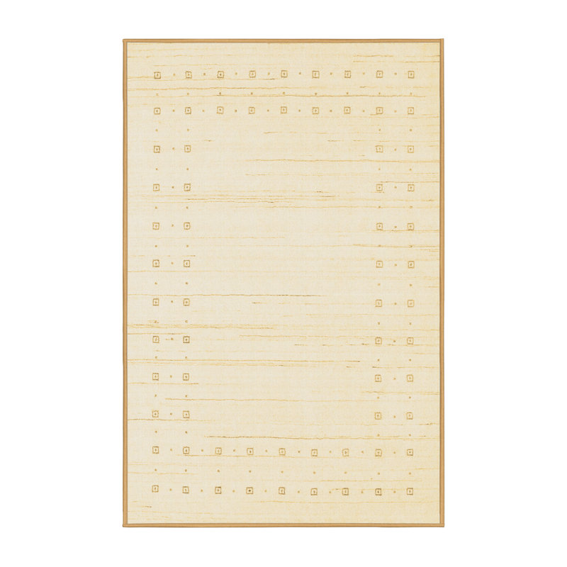 Washable Geometric Indoor Rug, Rectangle 8' x 12'