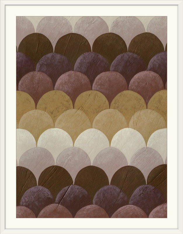 « ii » chariklia zarris, impression Plum Orchard, Cadre blanc, l 44 po x P 35 po x H 1 po