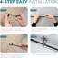 Celestyn Extendable Wardrobe Pole Adjustable 60 to 103cm Rail Hanger Steel Heavy Duty Easy Assemble-931924434