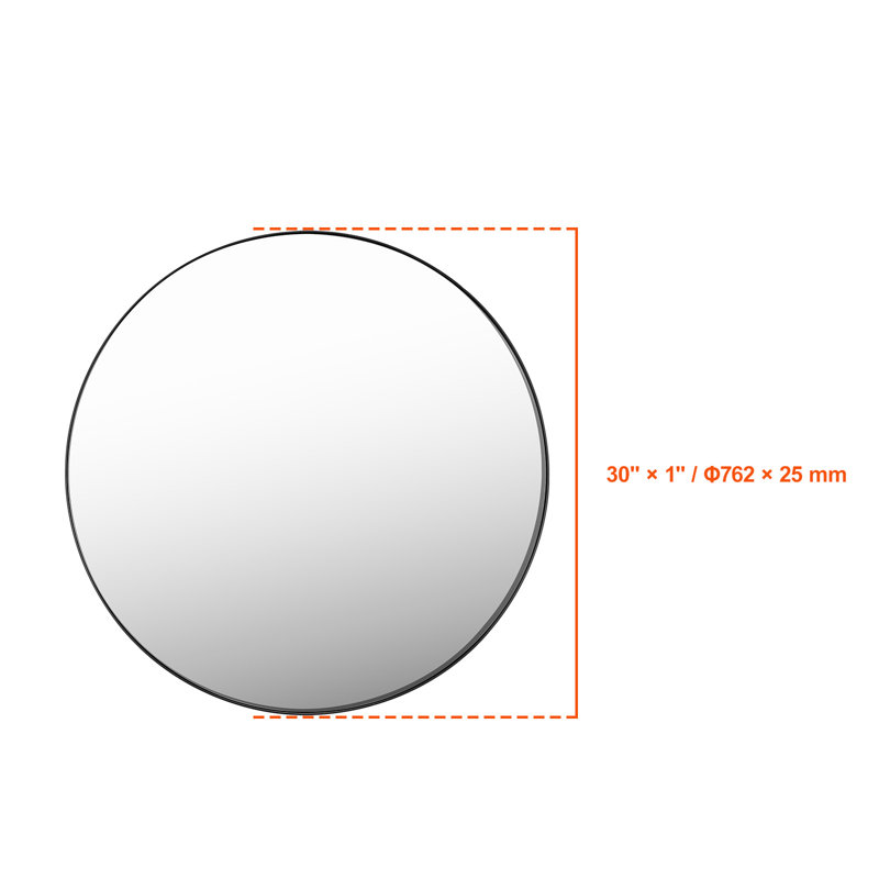 Aluminum Round Mirror