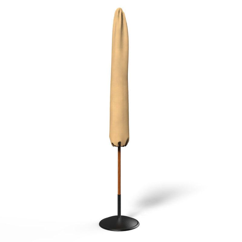 Housse pour parasol de patio extérieur Tanner, Brun clair, Polypropylène