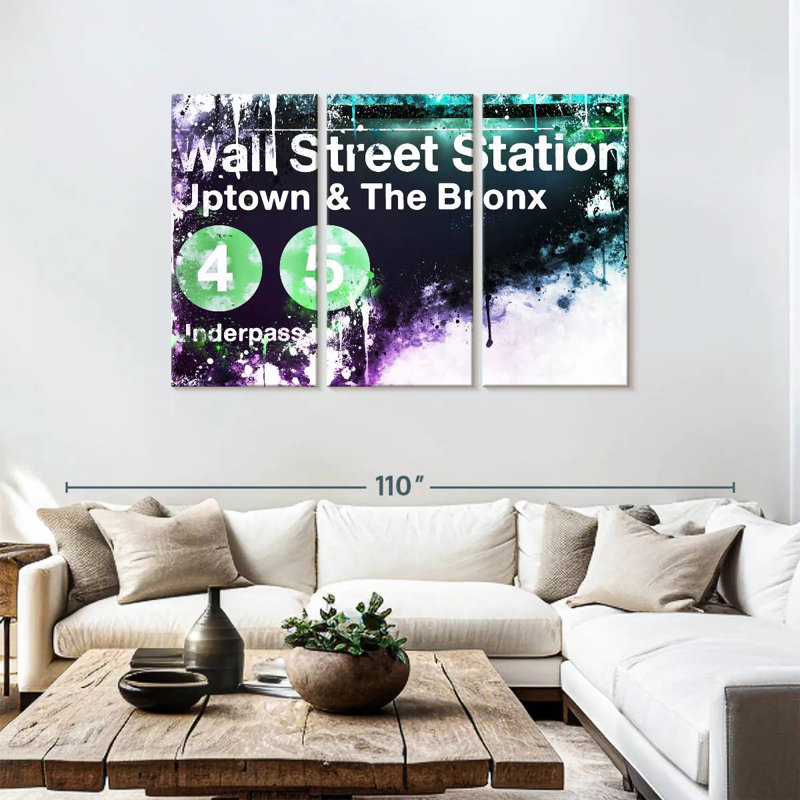 Mehar Wall Street Station, H 48 po x l 74 po