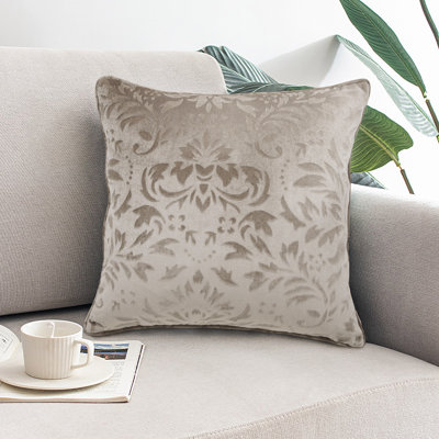 Greigsville Damask Square Cushion