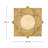 Fredrick Ramond Claude Small Flush Mount Light with Alabaster Glass