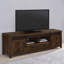  Madra 2-door Engineered Wood 79" TV Stand Dark Pine-369948255