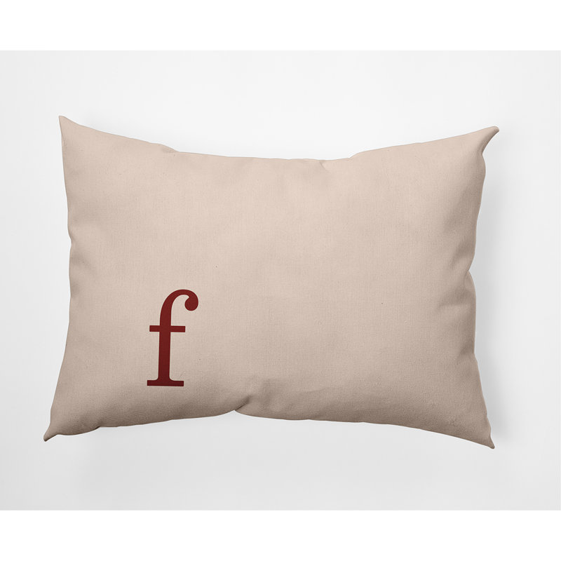 Coussin lombaire rectangulaire intérieur / extérieur Polyfill, Érable rouge