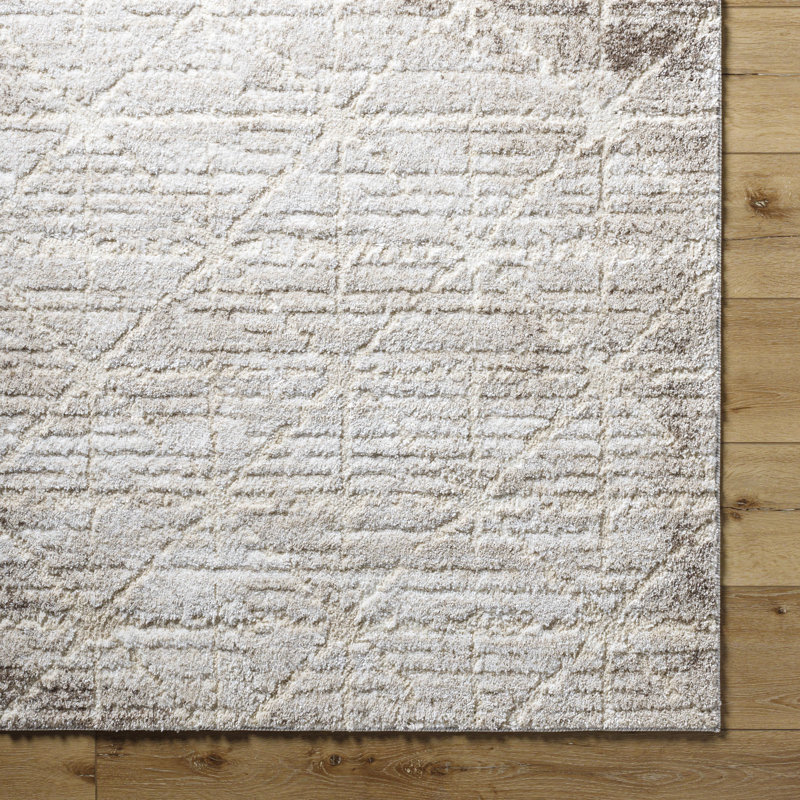 Yannet Cottage Machine Woven Area Rug, Rectangle 7'10" x 10'