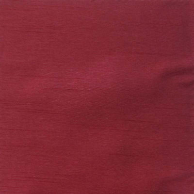 Caprice Fabric | Solid Faux Silk Fabric | Color Red