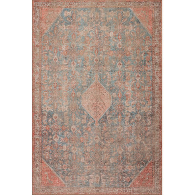 Tapis médaillon Liliosa