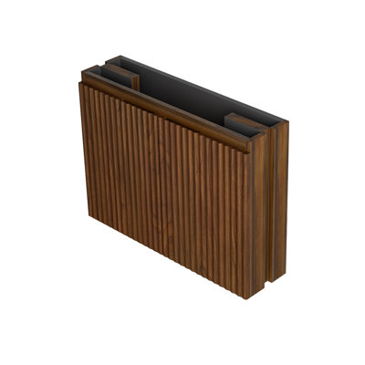 Armoire de salle de bain suspendue pliable en noyer de 30 pouces sans lavabo