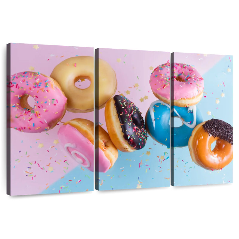 Yarlin Doughnut Party, 48" H x 74" W