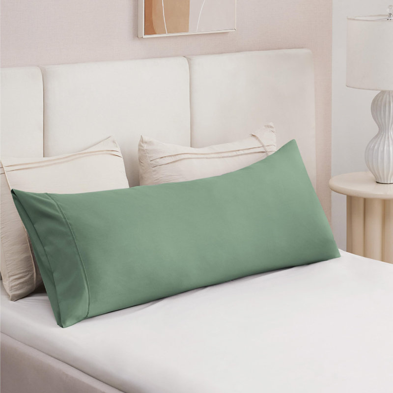 Bedsure Polyester Microfiber Pillow Cases With Envelop Closure, Sage Green