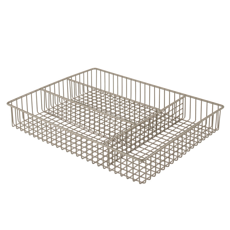 Albie Metal Rectangle Flatware Caddy