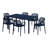 6-Person Outdoor Rectangular Dining Set-2130949630
