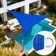 Toile d'ombrage triangulaire Amgo Customize - 200 g / m², blocage UV 95% avec quincaillerie