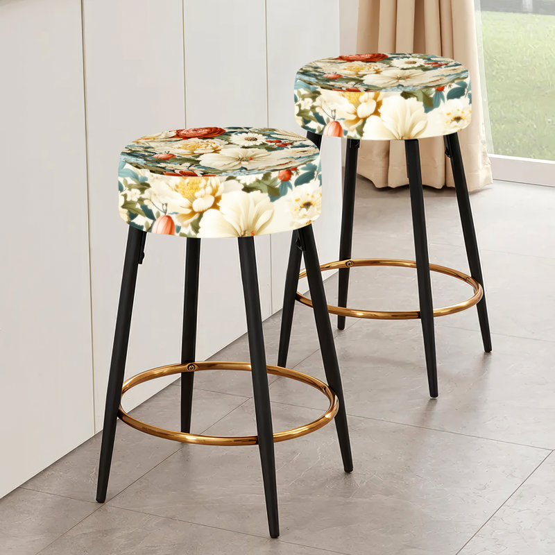 Ensemble de 2 tabourets de bar Olaitan