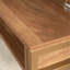 Meuble-lavabo, finition brune