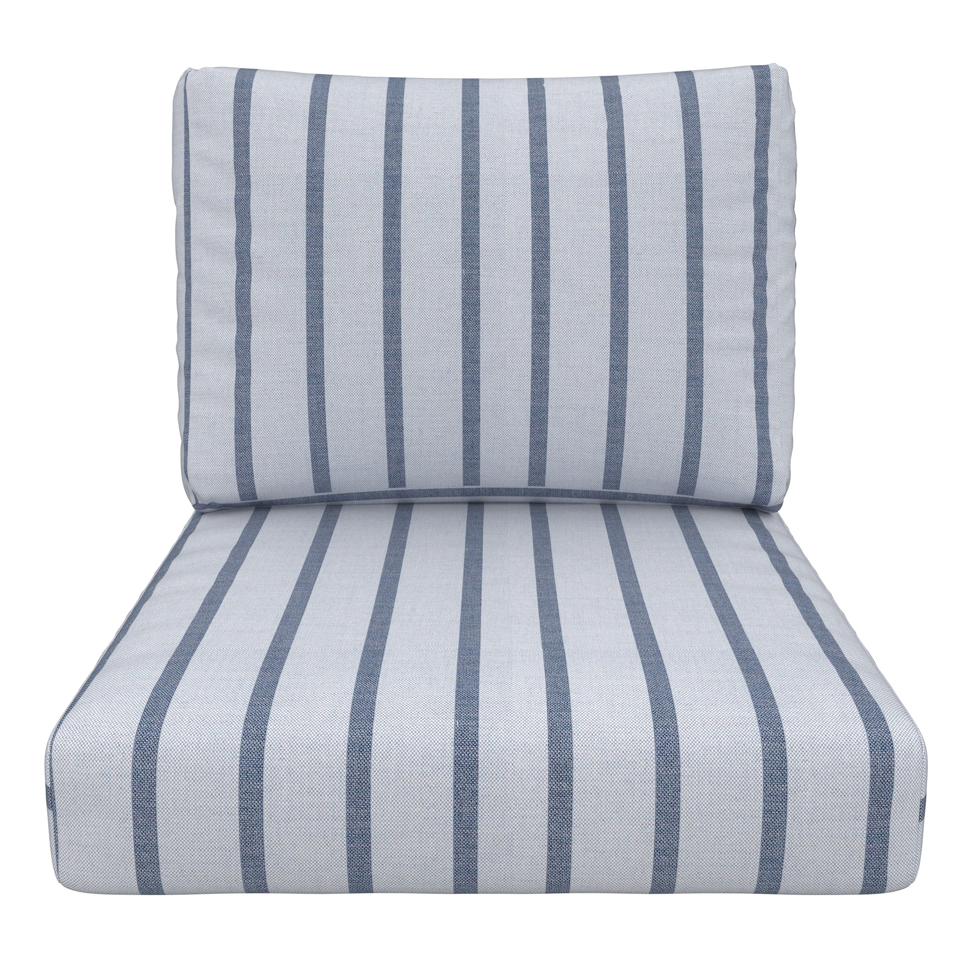 Amala Indoor/Outdoor Sunbrella® Cushion, 24" W x 5" D, Sunbrella Unwind Sky