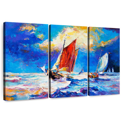 Mehar Sailboats At Sea