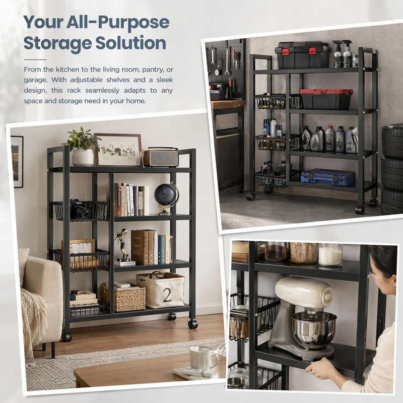 80cm W Steel Storage Rack