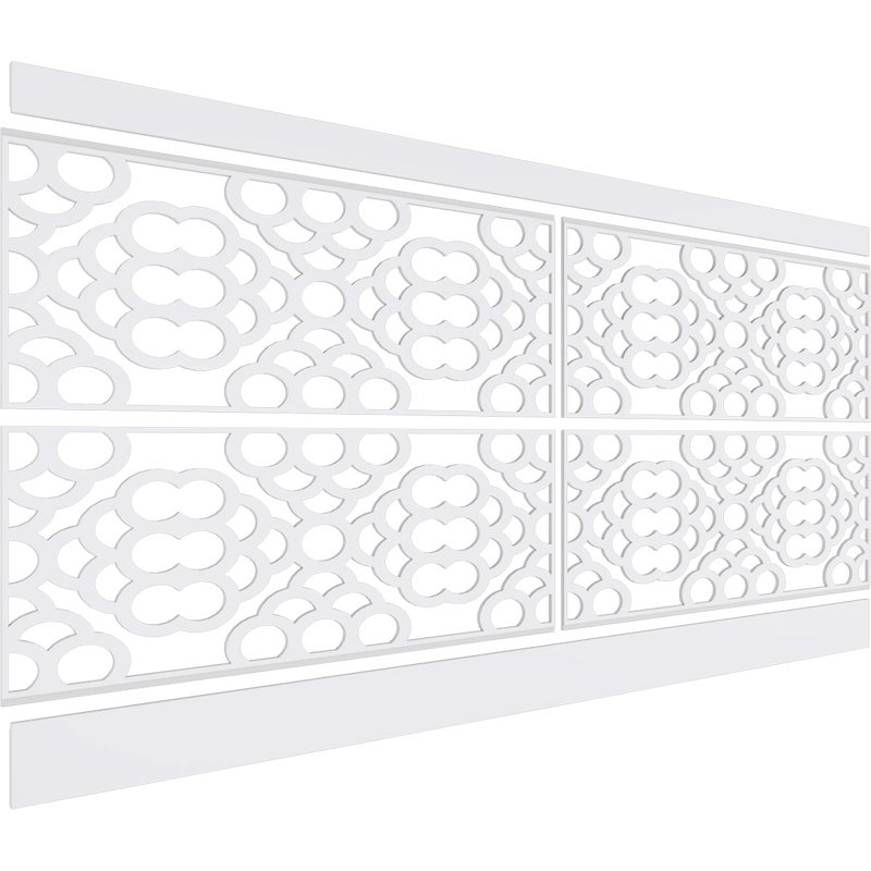Ensemble de lambris en PVC Harlingen, H 44 po x l 94,5 po x P 0,625 po