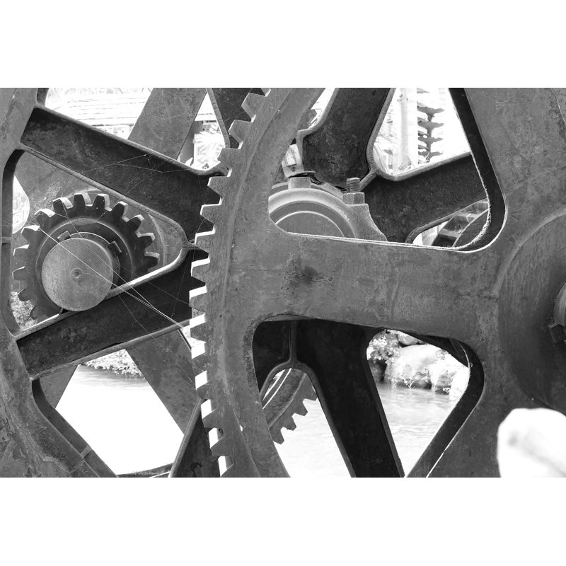 «Gears», reproduction de photo