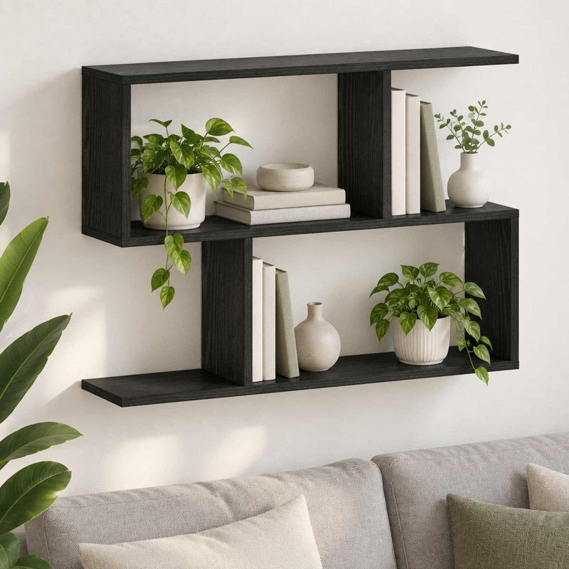 Floating Shelf, Black Oak